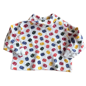 Vintage Kids Baby Disney Winnie The Pooh Honey Pot Turtleneck Shirt Size 3/6M